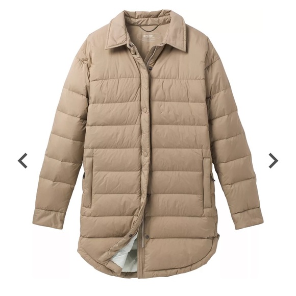 prAna Globe Thistle Shirt Jacket Down Puffer - Picture 1 of 6